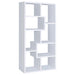 Theo 10-shelf Bookcase White - Premium Bookcase from Coaster Z2 Standard - Just $210! Shop now at Furniture Wholesale Plus  We are the best furniture store in Nashville, Hendersonville, Goodlettsville, Madison, Antioch, Mount Juliet, Lebanon, Gallatin, Springfield, Murfreesboro, Franklin, Brentwood