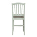 Cumberland Creek - Slat Back Counter Chair - White – Counter Chairs by Liberty Furniture at Furniture Wholesale Plus , Nashville furniture store