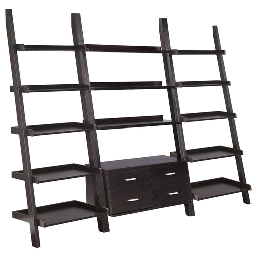 Colella 3-piece Storage Ladder Bookcase Set Cappuccino - Premium Bookcase from Coaster Z2 Standard - Just $566! Shop now at Furniture Wholesale Plus  We are the best furniture store in Nashville, Hendersonville, Goodlettsville, Madison, Antioch, Mount Juliet, Lebanon, Gallatin, Springfield, Murfreesboro, Franklin, Brentwood