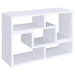 Velma Convertible TV Console and Bookcase White - Premium Bookcase from Coaster Z2 Standard - Just $198! Shop now at Furniture Wholesale Plus  We are the best furniture store in Nashville, Hendersonville, Goodlettsville, Madison, Antioch, Mount Juliet, Lebanon, Gallatin, Springfield, Murfreesboro, Franklin, Brentwood