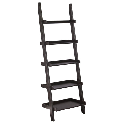 Colella 5-shelf Ladder Bookcase Cappuccino - Premium Bookcase from Coaster Z2 Standard - Just $138! Shop now at Furniture Wholesale Plus  We are the best furniture store in Nashville, Hendersonville, Goodlettsville, Madison, Antioch, Mount Juliet, Lebanon, Gallatin, Springfield, Murfreesboro, Franklin, Brentwood