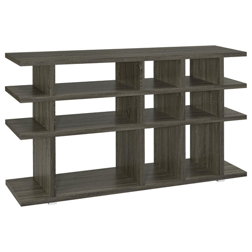 Santos 3-tier Bookcase Weathered Grey - Premium Bookcase from Coaster Z2 Standard - Just $258! Shop now at Furniture Wholesale Plus  We are the best furniture store in Nashville, Hendersonville, Goodlettsville, Madison, Antioch, Mount Juliet, Lebanon, Gallatin, Springfield, Murfreesboro, Franklin, Brentwood