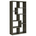 Theo 10-shelf Bookcase Weathered Grey - Premium Bookcase from Coaster Z2 Standard - Just $210! Shop now at Furniture Wholesale Plus  We are the best furniture store in Nashville, Hendersonville, Goodlettsville, Madison, Antioch, Mount Juliet, Lebanon, Gallatin, Springfield, Murfreesboro, Franklin, Brentwood