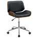 Addington Adjustable Height Office Chair Black and Chrome - Premium Office Chair from Coaster Z2 Standard - Just $190! Shop now at Furniture Wholesale Plus  We are the best furniture store in Nashville, Hendersonville, Goodlettsville, Madison, Antioch, Mount Juliet, Lebanon, Gallatin, Springfield, Murfreesboro, Franklin, Brentwood