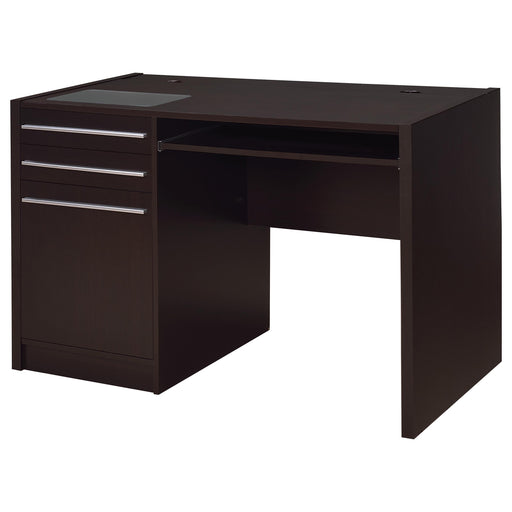 Halston Rectangular Connect-it Office Desk Cappuccino - Premium Desk from Coaster Z2 Standard - Just $318! Shop now at Furniture Wholesale Plus  We are the best furniture store in Nashville, Hendersonville, Goodlettsville, Madison, Antioch, Mount Juliet, Lebanon, Gallatin, Springfield, Murfreesboro, Franklin, Brentwood