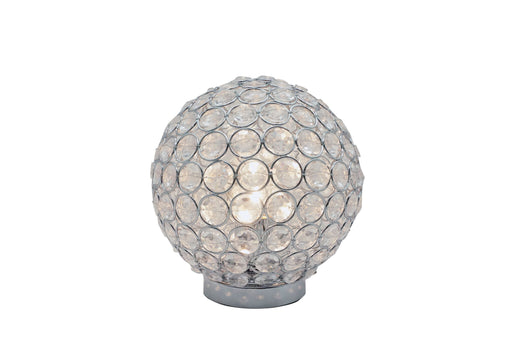 Crystal Globe - Table Lamp - Pearl Silver - Premium Table Lamps from Crown Mark - Just $59! Shop now at Furniture Wholesale Plus  We are the best furniture store in Nashville, Hendersonville, Goodlettsville, Madison, Antioch, Mount Juliet, Lebanon, Gallatin, Springfield, Murfreesboro, Franklin, Brentwood