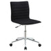 Chryses Adjustable Height Office Chair Black and Chrome - Premium Office Chair from Coaster Z2 Standard - Just $150! Shop now at Furniture Wholesale Plus  We are the best furniture store in Nashville, Hendersonville, Goodlettsville, Madison, Antioch, Mount Juliet, Lebanon, Gallatin, Springfield, Murfreesboro, Franklin, Brentwood