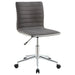 Chryses Adjustable Height Office Chair Grey and Chrome - Premium Office Chair from Coaster Z2 Standard - Just $150! Shop now at Furniture Wholesale Plus  We are the best furniture store in Nashville, Hendersonville, Goodlettsville, Madison, Antioch, Mount Juliet, Lebanon, Gallatin, Springfield, Murfreesboro, Franklin, Brentwood