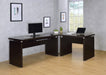 Skylar Engineered Wood L-Shape Computer Desk Cappuccino - Premium Desk from Coaster Z2 Standard - Just $456! Shop now at Furniture Wholesale Plus  We are the best furniture store in Nashville, Hendersonville, Goodlettsville, Madison, Antioch, Mount Juliet, Lebanon, Gallatin, Springfield, Murfreesboro, Franklin, Brentwood