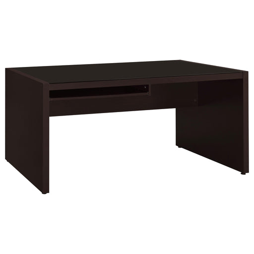 Skeena Computer Desk with Keyboard Drawer Cappuccino - Premium Desk from Coaster Z2 Standard - Just $250! Shop now at Furniture Wholesale Plus  We are the best furniture store in Nashville, Hendersonville, Goodlettsville, Madison, Antioch, Mount Juliet, Lebanon, Gallatin, Springfield, Murfreesboro, Franklin, Brentwood