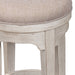 Farmhouse Reimagined - Console Swivel Stool - Antique White / Chestnut Tops – Counter Height (24"-27") by Liberty Furniture at Furniture Wholesale Plus , Nashville furniture store