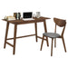 Karri 2-piece Writing Desk Set Walnut - Premium Desk from Coaster Z2 Standard - Just $258! Shop now at Furniture Wholesale Plus  We are the best furniture store in Nashville, Hendersonville, Goodlettsville, Madison, Antioch, Mount Juliet, Lebanon, Gallatin, Springfield, Murfreesboro, Franklin, Brentwood