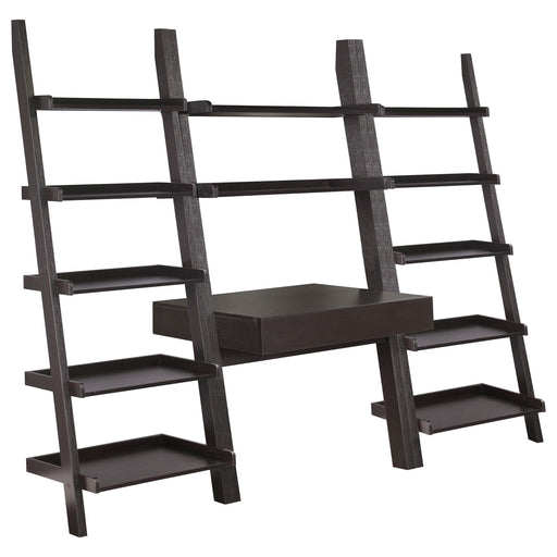 Colella 3-piece 1-drawer Ladder Desk Set Cappuccino - Premium Desk from Coaster Z2 Standard - Just $466! Shop now at Furniture Wholesale Plus  We are the best furniture store in Nashville, Hendersonville, Goodlettsville, Madison, Antioch, Mount Juliet, Lebanon, Gallatin, Springfield, Murfreesboro, Franklin, Brentwood