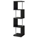 Baxter 4-shelf Bookcase Black and Chrome - Premium Bookcase from Coaster Z2 Standard - Just $138! Shop now at Furniture Wholesale Plus  We are the best furniture store in Nashville, Hendersonville, Goodlettsville, Madison, Antioch, Mount Juliet, Lebanon, Gallatin, Springfield, Murfreesboro, Franklin, Brentwood