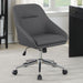 Jackman Upholstered Office Chair with Casters - Premium Office Chair from Coaster Z2 Standard - Just $210! Shop now at Furniture Wholesale Plus  We are the best furniture store in Nashville, Hendersonville, Goodlettsville, Madison, Antioch, Mount Juliet, Lebanon, Gallatin, Springfield, Murfreesboro, Franklin, Brentwood