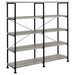 Analiese 4-shelf Open Bookcase Grey Driftwood - Premium Bookcase from Coaster Z2 Standard - Just $270! Shop now at Furniture Wholesale Plus  We are the best furniture store in Nashville, Hendersonville, Goodlettsville, Madison, Antioch, Mount Juliet, Lebanon, Gallatin, Springfield, Murfreesboro, Franklin, Brentwood