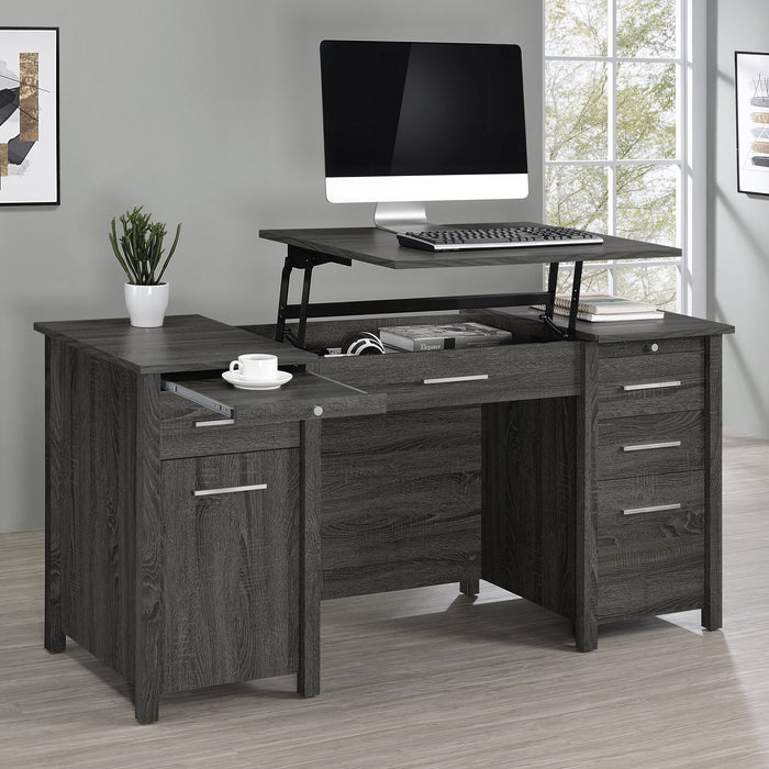 Dylan 4-drawer Lift Top Office Desk - Premium Desk from Coaster Z2 Standard - Just $510! Shop now at Furniture Wholesale Plus  We are the best furniture store in Nashville, Hendersonville, Goodlettsville, Madison, Antioch, Mount Juliet, Lebanon, Gallatin, Springfield, Murfreesboro, Franklin, Brentwood