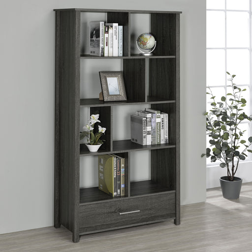 Dylan Rectangular 8-shelf Bookcase - Premium Bookcase from Coaster Z2 Standard - Just $278! Shop now at Furniture Wholesale Plus  We are the best furniture store in Nashville, Hendersonville, Goodlettsville, Madison, Antioch, Mount Juliet, Lebanon, Gallatin, Springfield, Murfreesboro, Franklin, Brentwood