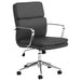 Ximena Standard Back Upholstered Office Chair Black - Premium Office Chair from Coaster Z2 Standard - Just $250! Shop now at Furniture Wholesale Plus  We are the best furniture store in Nashville, Hendersonville, Goodlettsville, Madison, Antioch, Mount Juliet, Lebanon, Gallatin, Springfield, Murfreesboro, Franklin, Brentwood