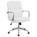 Ximena Standard Back Upholstered Office Chair White - Premium Office Chair from Coaster Z2 Standard - Just $250! Shop now at Furniture Wholesale Plus  We are the best furniture store in Nashville, Hendersonville, Goodlettsville, Madison, Antioch, Mount Juliet, Lebanon, Gallatin, Springfield, Murfreesboro, Franklin, Brentwood