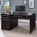 Halston - Office Computer Desk - Premium Computer Desks from CoasterEveryday - Just $369! Shop now at Furniture Wholesale Plus  We are the best furniture store in Nashville, Hendersonville, Goodlettsville, Madison, Antioch, Mount Juliet, Lebanon, Gallatin, Springfield, Murfreesboro, Franklin, Brentwood