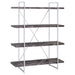 Grimma 4-shelf Bookcase Rustic Grey Herringbone - Premium Bookcase from Coaster Z2 Standard - Just $278! Shop now at Furniture Wholesale Plus  We are the best furniture store in Nashville, Hendersonville, Goodlettsville, Madison, Antioch, Mount Juliet, Lebanon, Gallatin, Springfield, Murfreesboro, Franklin, Brentwood