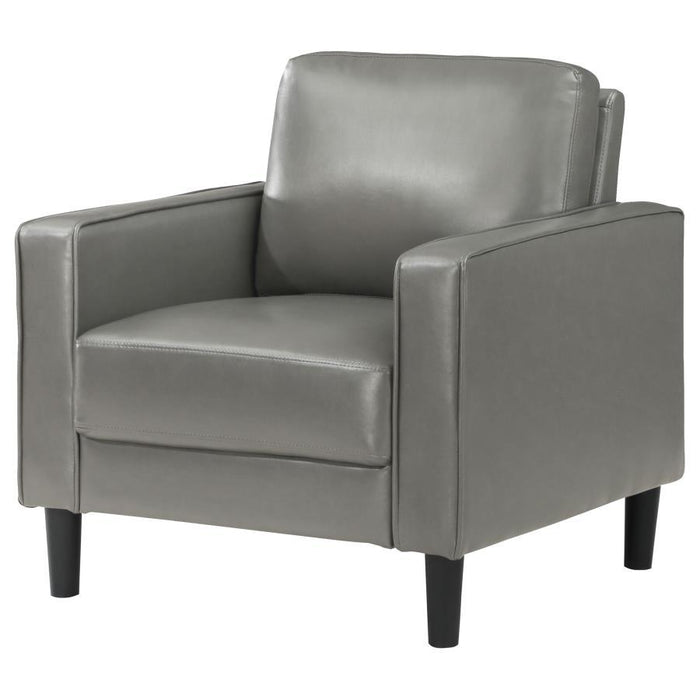 Ruth - Upholstered Track Arm Accent Chair – Arm Chairs by Coaster Fine Furniture at Furniture Wholesale Plus , Nashville furniture store