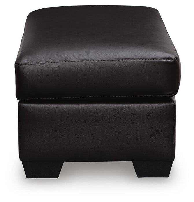 Glennbre - Ottoman - Midnight – Upholstered Ottomans by Signature Design by Ashley® at Furniture Wholesale Plus , Nashville furniture store