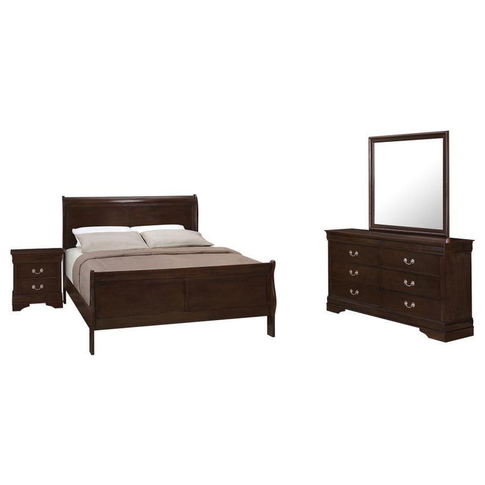 Louis Philippe - Traditional Bedroom Set – 4 Piece Bedroom Sets by CoasterEveryday at Furniture Wholesale Plus , Nashville furniture store
