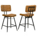 Partridge - Leather Counter Chair (Set of 2) - Premium Stool Sets from CoasterElevations - Just $489! Shop now at Furniture Wholesale Plus  We are the best furniture store in Nashville, Hendersonville, Goodlettsville, Madison, Antioch, Mount Juliet, Lebanon, Gallatin, Springfield, Murfreesboro, Franklin, Brentwood