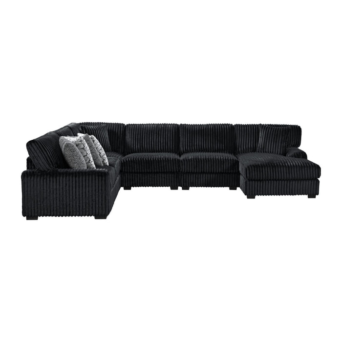 Nightfall - Sectional Set With 1 Pillow – Stationary Sectionals by Elements International at Furniture Wholesale Plus , Nashville furniture store