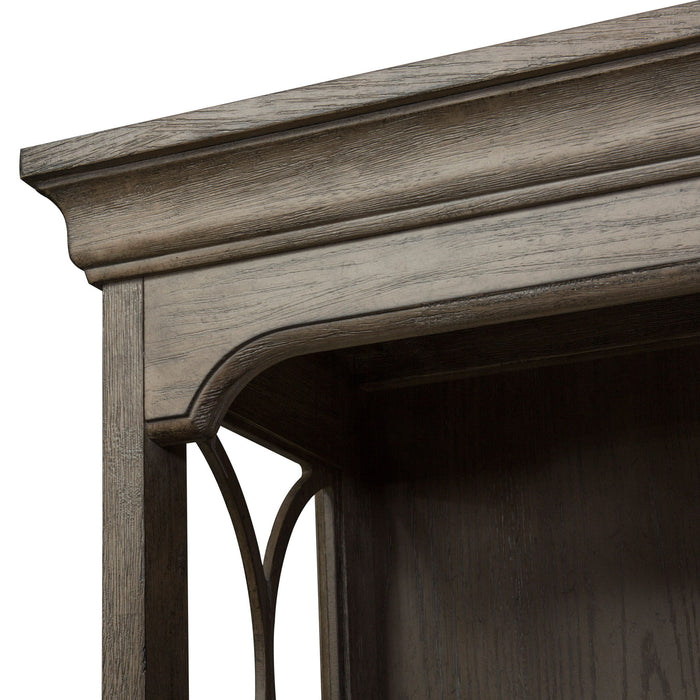 Simply Elegant - Credenza Hutch - Heathered Taupe – Hutches by Liberty Furniture at Furniture Wholesale Plus , Nashville furniture store