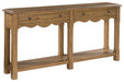 Whitmund - Console Sofa Table - Light Brown – Console Tables by Signature Design by Ashley® at Furniture Wholesale Plus , Nashville furniture store