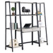 Pinckard 3-piece Ladder Desk Set Grey Stone and Black - Premium Desk from Coaster Z2 Standard - Just $638! Shop now at Furniture Wholesale Plus  We are the best furniture store in Nashville, Hendersonville, Goodlettsville, Madison, Antioch, Mount Juliet, Lebanon, Gallatin, Springfield, Murfreesboro, Franklin, Brentwood