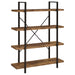 Cole 4-Shelf Bookcase Antique Nutmeg and Black - Premium Bookcase from Coaster Z2 Standard - Just $178! Shop now at Furniture Wholesale Plus  We are the best furniture store in Nashville, Hendersonville, Goodlettsville, Madison, Antioch, Mount Juliet, Lebanon, Gallatin, Springfield, Murfreesboro, Franklin, Brentwood