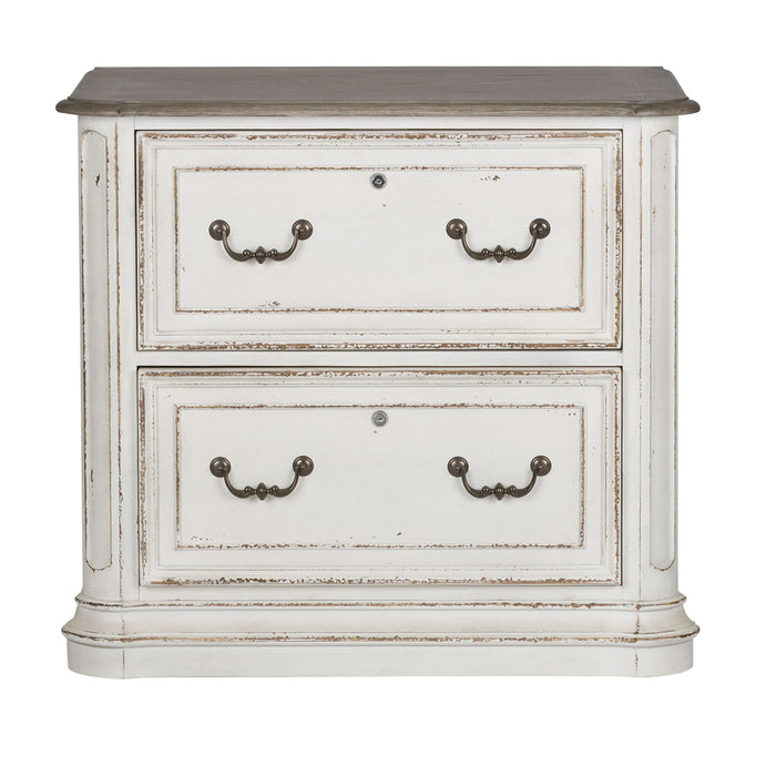 Magnolia Manor - Jr Executive Media Lateral File - Antique White – Filing Cabinets by Liberty Furniture at Furniture Wholesale Plus , Nashville furniture store