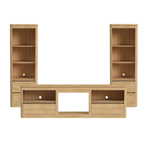 Rosalie - 3 Piece Entertainment Unit With 82" TV Console – Entertainment Centers by Elements International at Furniture Wholesale Plus , Nashville furniture store