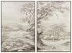 Stormish - Wall Art Set (Set of 2) - Beige / Brown – Canvas Art Sets by Signature Design by Ashley® at Furniture Wholesale Plus , Nashville furniture store