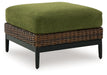 Horizon Hall - Brown / Green - Ottoman With Cushion - Premium Ottomans from Signature Design by Ashley® - Just $348! Shop now at Furniture Wholesale Plus  We are the best furniture store in Nashville, Hendersonville, Goodlettsville, Madison, Antioch, Mount Juliet, Lebanon, Gallatin, Springfield, Murfreesboro, Franklin, Brentwood