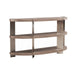 Harlow - Sofa Table - Sandstone & Satin Nickel – Sofa Tables by Liberty Furniture at Furniture Wholesale Plus , Nashville furniture store