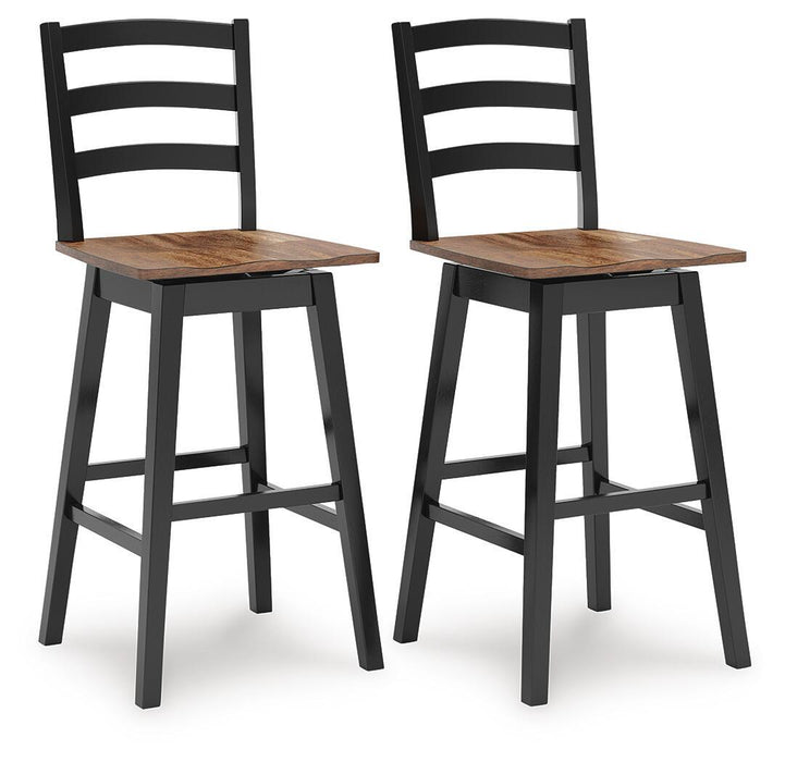 Wildenauer - Swivel Stool (Set of 2) – Stool Sets by Signature Design by Ashley® at Furniture Wholesale Plus , Nashville furniture store