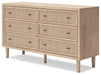 Cielden - Six Drawer Dresser - Two-Tone – Dressers by Signature Design by Ashley® at Furniture Wholesale Plus , Nashville furniture store