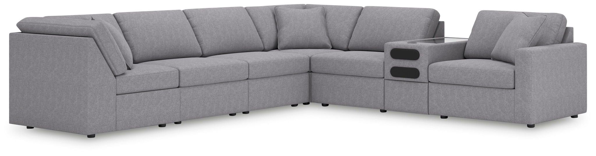 Modmax - Sectional - Granite – Stationary Sectionals by Signature Design by Ashley® at Furniture Wholesale Plus , Nashville furniture store