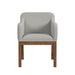 Glinda - Upholstered Fabric Dining Chair (Set of 2) - Brown / Light Gray – Chair Sets by Elements International at Furniture Wholesale Plus , Nashville furniture store