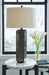 Dirkton - Metal Table Lamp  - Antique Pewter Finish – Table Lamps by Signature Design by Ashley® at Furniture Wholesale Plus , Nashville furniture store