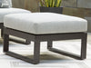 Beachloft - Black / Gray - Ottoman With Cushion - Premium Ottomans from Signature Design by Ashley® - Just $398! Shop now at Furniture Wholesale Plus  We are the best furniture store in Nashville, Hendersonville, Goodlettsville, Madison, Antioch, Mount Juliet, Lebanon, Gallatin, Springfield, Murfreesboro, Franklin, Brentwood