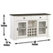 Joanna - Server - Two Tone - Premium Servers from Steve Silver Furniture - Just $809! Shop now at Furniture Wholesale Plus  We are the best furniture store in Nashville, Hendersonville, Goodlettsville, Madison, Antioch, Mount Juliet, Lebanon, Gallatin, Springfield, Murfreesboro, Franklin, Brentwood