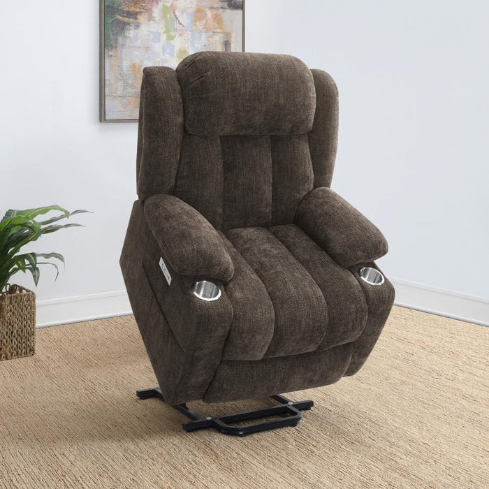 Houston - Upholstered Power Lift Recliner Chair - Premium Lift Chairs from CoasterEveryday - Just $729! Shop now at Furniture Wholesale Plus  We are the best furniture store in Nashville, Hendersonville, Goodlettsville, Madison, Antioch, Mount Juliet, Lebanon, Gallatin, Springfield, Murfreesboro, Franklin, Brentwood