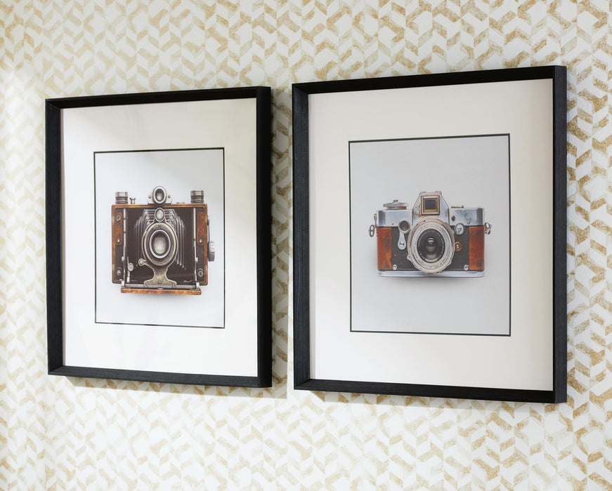 Dirkgrove - Wall Art Set (Set of 2) - Black / White / Brown – Framed Print Sets by Signature Design by Ashley® at Furniture Wholesale Plus , Nashville furniture store