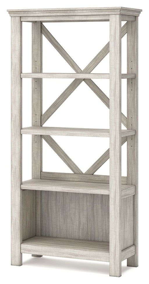 Carynhurst - Whitewash - Large Bookcase - Premium Standard Bookcases from Signature Design by Ashley® - Just $478! Shop now at Furniture Wholesale Plus  We are the best furniture store in Nashville, Hendersonville, Goodlettsville, Madison, Antioch, Mount Juliet, Lebanon, Gallatin, Springfield, Murfreesboro, Franklin, Brentwood